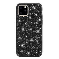 Ochranný kryt s flitry pro iPhone 11 Pro - černý