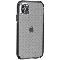 Ochranný transparentní kryt se vzorem křížků pro iPhone 11 Pro - černý