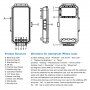 PULUZ vodotěsné pouzdro na potápění do 45m pro iPhone - bílé