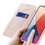 Dux Ducis peněženkové pouzdro pro iPhone 12 mini - růžové