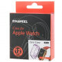HAWEEL tenký průhledný obal / kryt pro Apple Watch 38mm - fialový