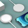 Ochranný silikonový obal pro MagSafe nabíječku - bílý