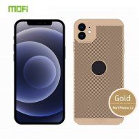 MOFI nárazuvzdorný prodyšný kryt pro iPhone 12 - zlatý