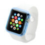 HAWEEL tenký průhledný obal / kryt pro Apple Watch 38mm - modrý
