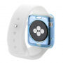 HAWEEL tenký průhledný obal / kryt pro Apple Watch 38mm - modrý