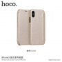 HOCO flipové pouzdro pro Apple iPhone XS / iPhone X - zlaté