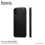 HOCO flipové pouzdro pro Apple iPhone XS / iPhone X - černé