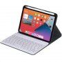 Pouzdro s klávesnicí s kulatými klávesami a prostorem na Apple Pencil pro iPad mini 6 / mini 7 - černé