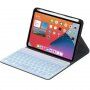 Pouzdro s podsvícenou klávesnicí s kulatými klávesami a prostorem na Apple Pencil pro iPad mini 6 / mini 7 - černé