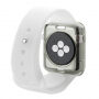 HAWEEL tenký průhledný obal / kryt pro Apple Watch 38mm - šedý