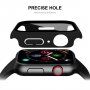 ENKAY matné pouzdro s tvrzeným sklem pro Apple Watch 41mm - černé