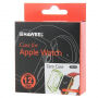 HAWEEL tenký průhledný obal / kryt pro Apple Watch 38mm - zelený