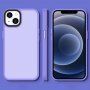 Ochranný matný kryt pro iPhone 12 / 12 Pro - fialový