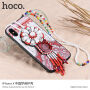 HOCO ochranný kryt s korálky pro Apple iPhone XS / iPhone X - modrý