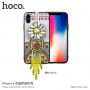 HOCO ochranný kryt s korálky pro Apple iPhone XS / iPhone X - žlutý