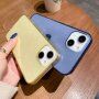 Průhledný kryt s měňavými srdíčky pro iPhone 12 Pro Max - modrý