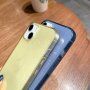 Průhledný kryt s měňavými srdíčky pro iPhone 12 Pro Max - modrý