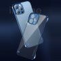 Ochranný matný transparentní kryt pro iPhone 11 Pro - modrý
