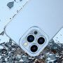 Transparentní kryt s pokovenou hranou pro iPhone 11 - zelený