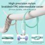 JOYROOM opletený datový a nabíjecí kabel PD 20W USB-C / Lightning pro iPhone / iPad / iPod / AirPods - 2 m - zelený
