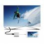 3v1 Redukce z lightning konektoru na HDMI + VGA + Audio Jack 3,5 mm pro iPhone / iPad - stříbrná