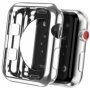 DUX DUCIS 2v1 sada ochranných pouzder pro Apple Watch 38mm - stříbrnočirá