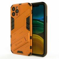 Odolný ochranný kryt se stojánkem pro iPhone 11 Pro - oranžový