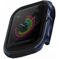 Uniq Valencia kovové pouzdro pro Apple Watch 40mm - modré