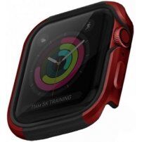Uniq Valencia kovové pouzdro pro Apple Watch 40mm - červené