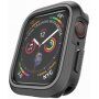 Silikonové pouzdro pro Apple Watch 40mm - černošedé