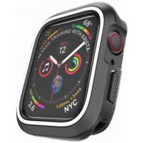 Silikonové pouzdro pro Apple Watch 40mm - černobílé