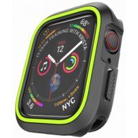 Silikonové pouzdro pro Apple Watch 40mm - černozelené