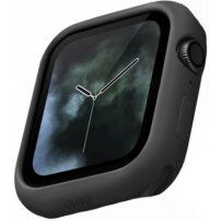 Uniq Lino silikonové pouzdro pro Apple Watch 40mm - černé