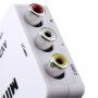 Redukce - HDMI na 3x RCA cinch kompozitní - bílá