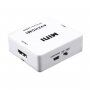 Redukce - HDMI na 3x RCA cinch kompozitní - bílá