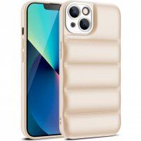 Ochranný kryt s polštářky pro iPhone 13 mini - béžový