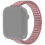 Tenký elastický řemínek z nerezové oceli pro Apple Watch Ultra 49mm / 46mm / 45mm / 44mm / 42mm - růžovozlatý