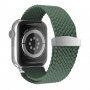 Nylonový copánkový řemínek s posuvnou přezkou pro Apple Watch Ultra 49mm / 46mm / 45mm / 44mm / 42mm - olivový