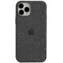 Průhledný kryt s měňavými srdíčky pro iPhone 12 Pro Max - černý