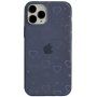 Průhledný kryt s měňavými srdíčky pro iPhone 12 Pro Max - modrý