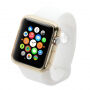 Haweel transparentní pouzdro z měkkého plastu pro Apple Watch 42mm - zlatý