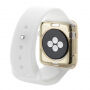 Haweel transparentní pouzdro z měkkého plastu pro Apple Watch 42mm - zlatý