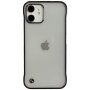 Ochranný matný transparentní kryt pro iPhone 11 - černý