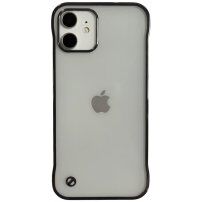 Ochranný matný transparentní kryt pro iPhone 11 - černý