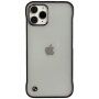 Ochranný matný transparentní kryt pro iPhone 11 Pro Max - černý