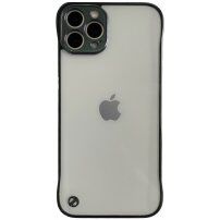 Ochranný matný transparentní kryt pro iPhone 13 Pro - zelený