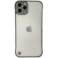 Ochranný matný transparentní kryt pro iPhone 13 Pro Max - světle modrý