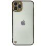 Ochranný matný transparentní kryt pro iPhone 13 Pro Max - zlatý