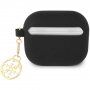 Guess 4G Charms silikonový obal pro AirPods 3 - černý