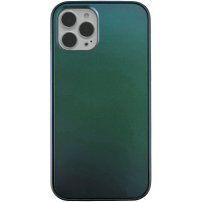 Ochranný mrazivě třpytivý kryt pro iPhone 12 Pro Max - zelený